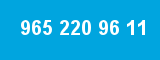 965 220 96 11